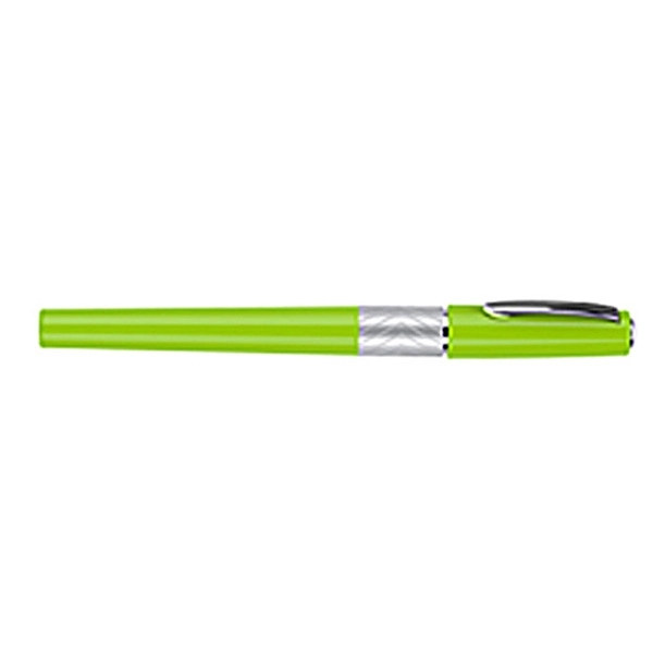 Fashionable Metal Clip Rollerball Pen - Image 4