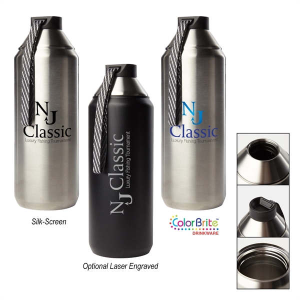 Hydrogen 32 - 32 Oz Stainless Steel Water Bottle - Image 1