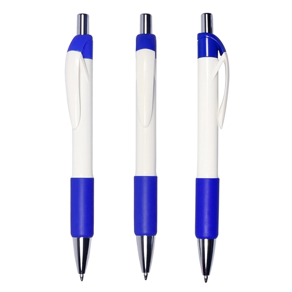 Plastic Pen with Grip - Image 2
