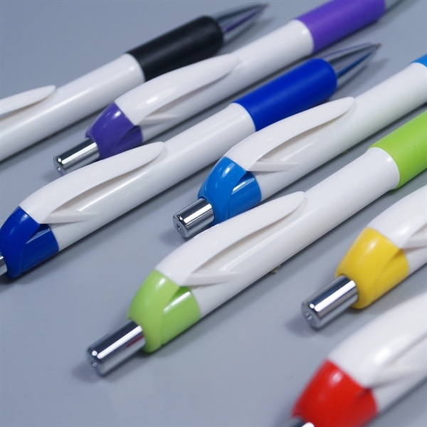 Plastic Pen with Grip - Image 5
