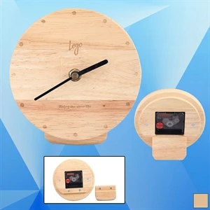 Contracted Wood Clock