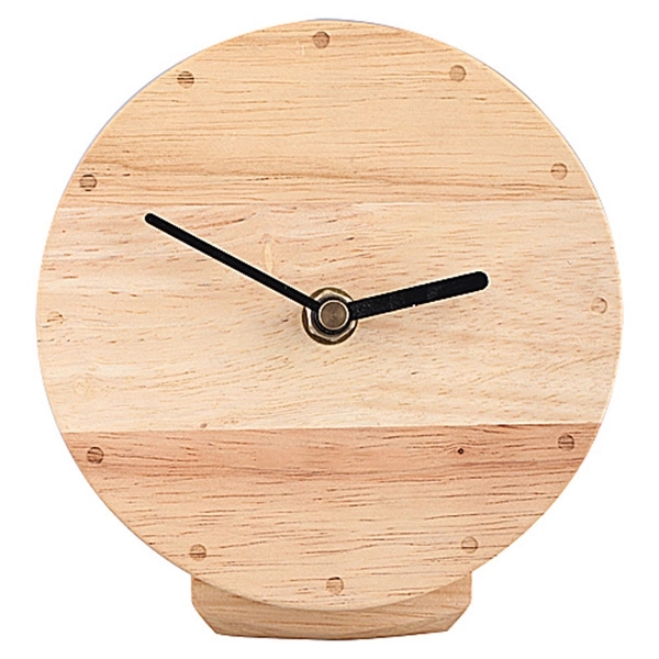 Contracted Wood Clock - Image 2