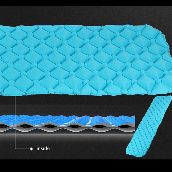 Ultralight Inflatable Sleep Pads with Pillow Compact Air Mat - Image 6