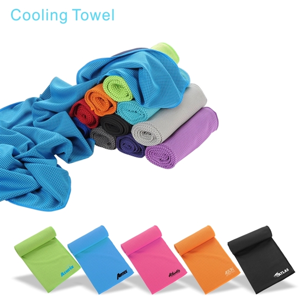 Cooling Towels(32"x 12"), Ice Towel, Microfiber Towel - Image 1