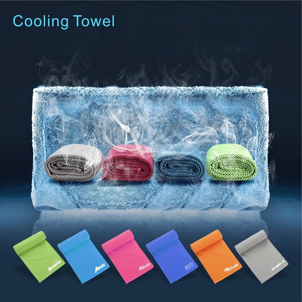 Cooling Towels(40"x 12"), Ice Towel, Microfiber Towel - Image 2
