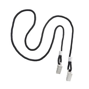 1/8 Double Ended Stock Lanyards with bulldog clips