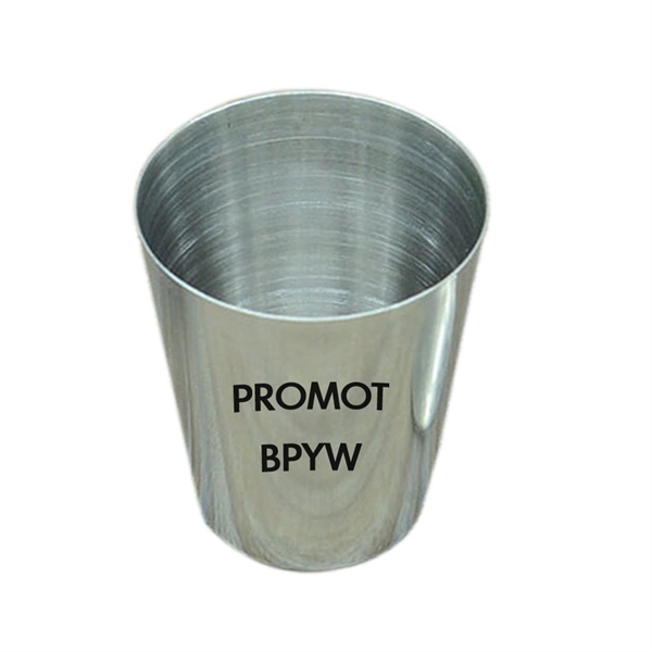 1 OZ Stainless Steel Travelling Drinking Cup - Image 1