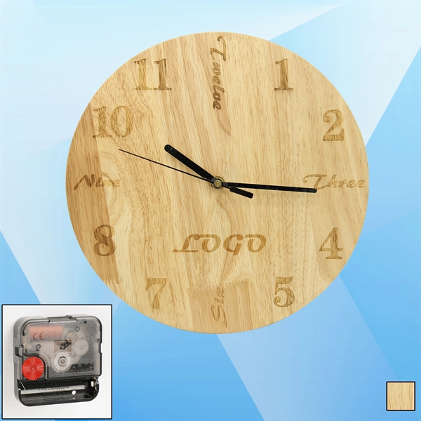 Precise Wooden Wall Clock - Image 1