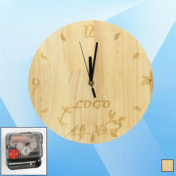 Elegant Wooden Wall Clock - Image 1