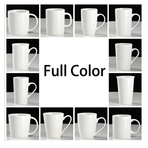 11oz Mug Ceramics Cup Milk Glass with Full Color