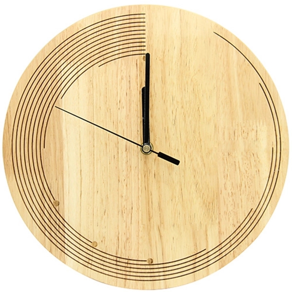 Distinctive Wooden Wall Clock - Image 2