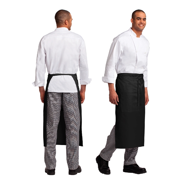 Easy Care Full Bistro Apron with Stain Release, Imprinted - Image 2