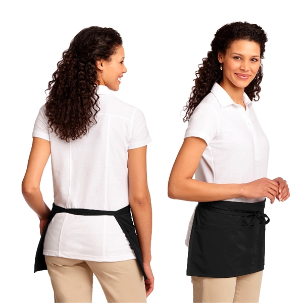 Easy Care Reversible Waist Apron with Stain Release, Printed - Image 2