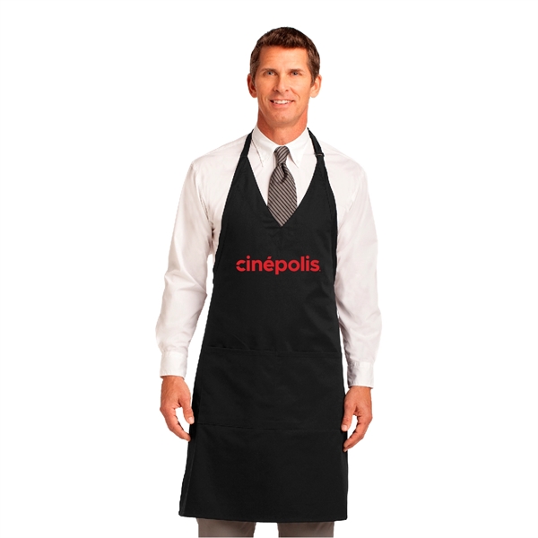 Easy Care Tuxedo Apron with Stain Release, Imprinted - Image 1