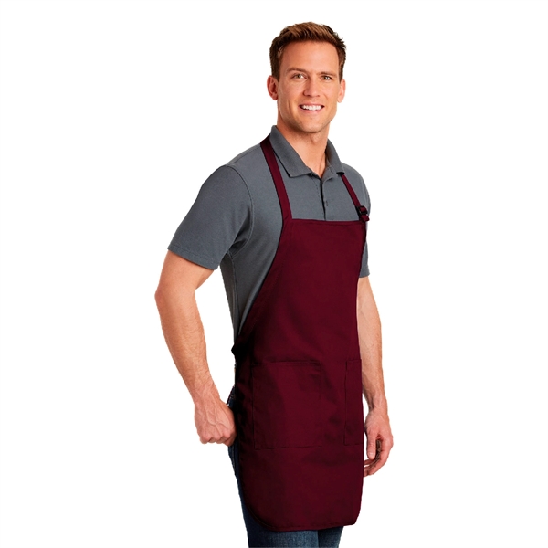 Full-Length Apron with Pocket, Imprinted - Image 2