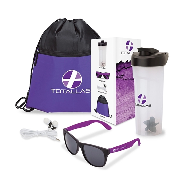 Athletic 4-Piece Fitness Gift Set - Image 11