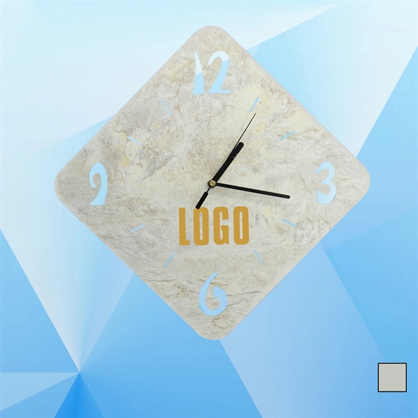Hollow Out Marble Wall Clock - Image 1