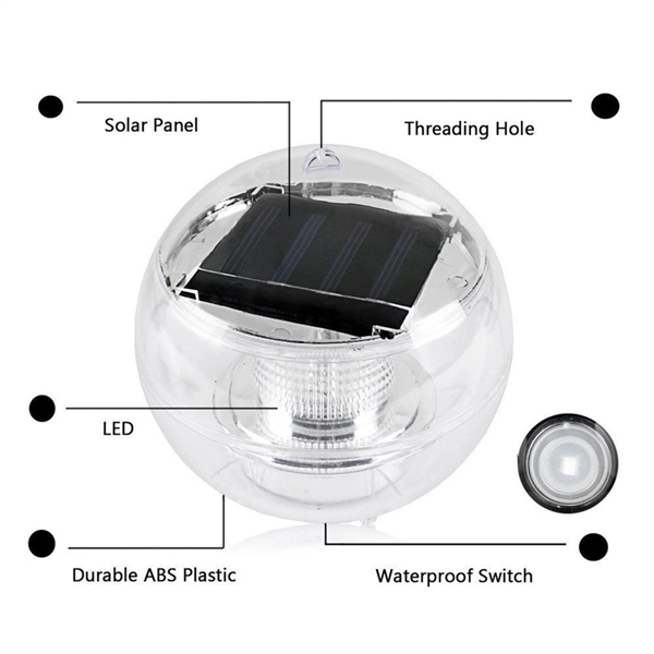 Solar Floating Light with Color Changing LED  - Image 8