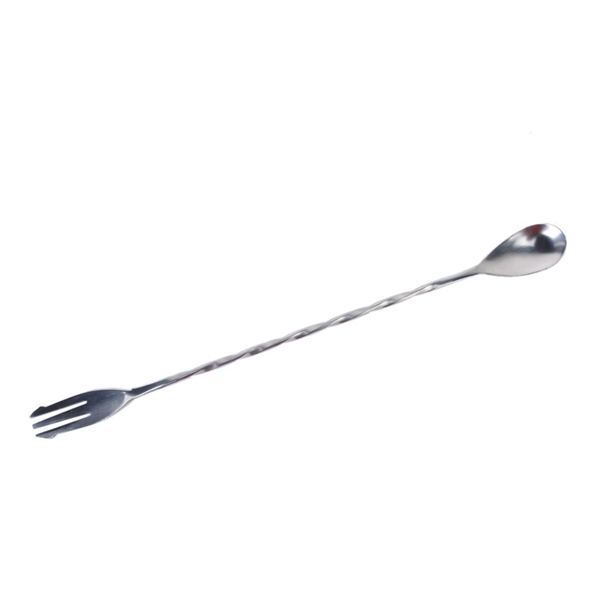 Stainless Steel Long Twisted Mix Spoon Stirrer  - Image 2