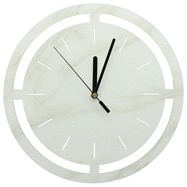 Earth Shaped Hollow Out Marble Clock - Image 2