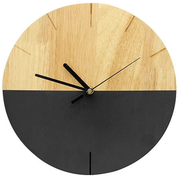 Colored Wooden Wall Clock - Image 4