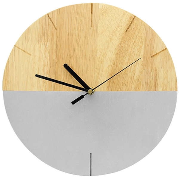 Colored Wooden Wall Clock - Image 5