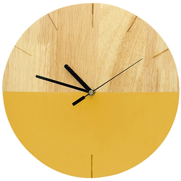 Colored Wooden Wall Clock - Image 6