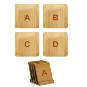 Table Bamboo Drink Coasters