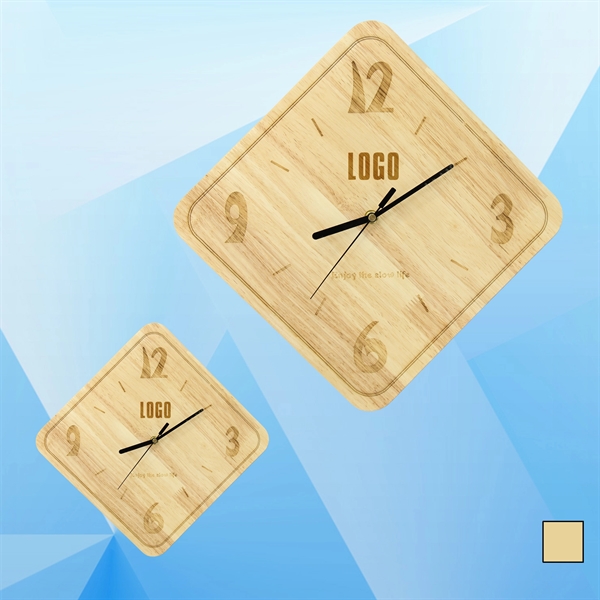 Eco-friendly Wooden Wall Clock - Image 1