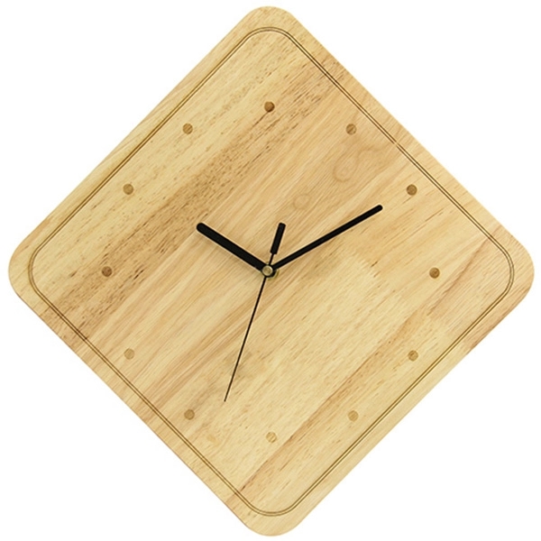 Solid Wooden Wall Clock - Image 2