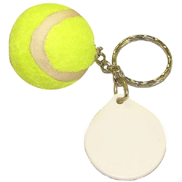 Tennis Ball Sports Keychain - Image 2
