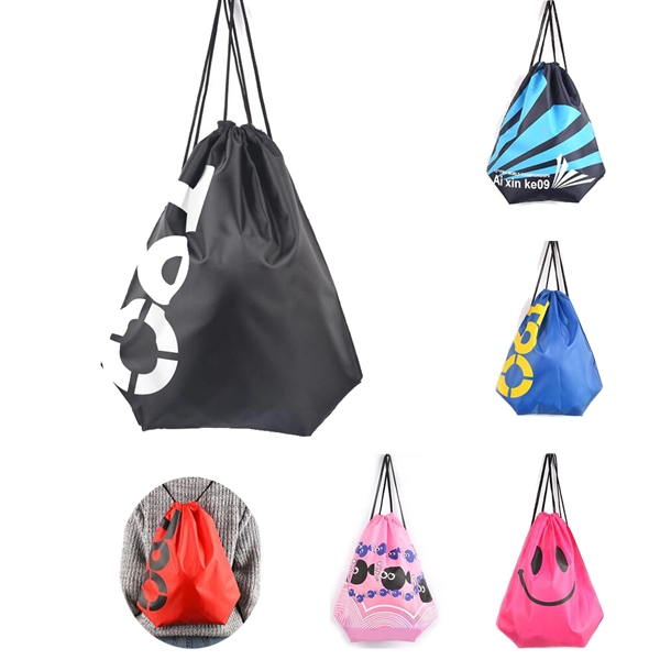 Polyester Fabric Drawstring Backpack