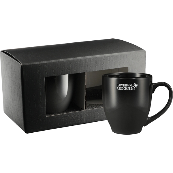 Bistro Ceramic Mug 2 in 1 Gift Set - Image 1