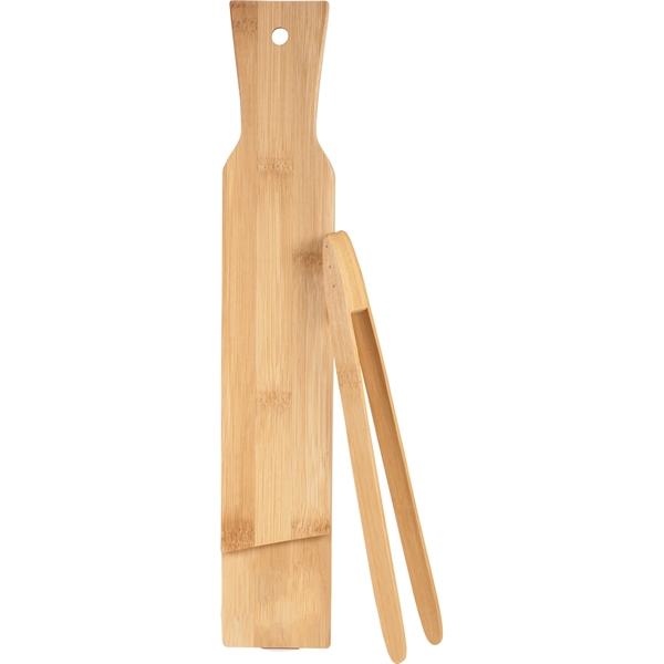 Bamboo Cutting and Serving Board Set - Image 3