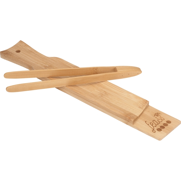 Bamboo Cutting and Serving Board Set - Image 4