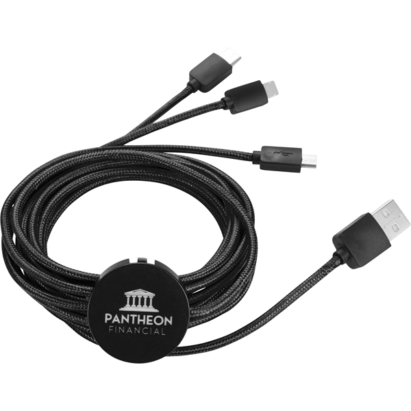 Rolly 10 foot 3-in-1 Light Up Logo Cable - Image 3