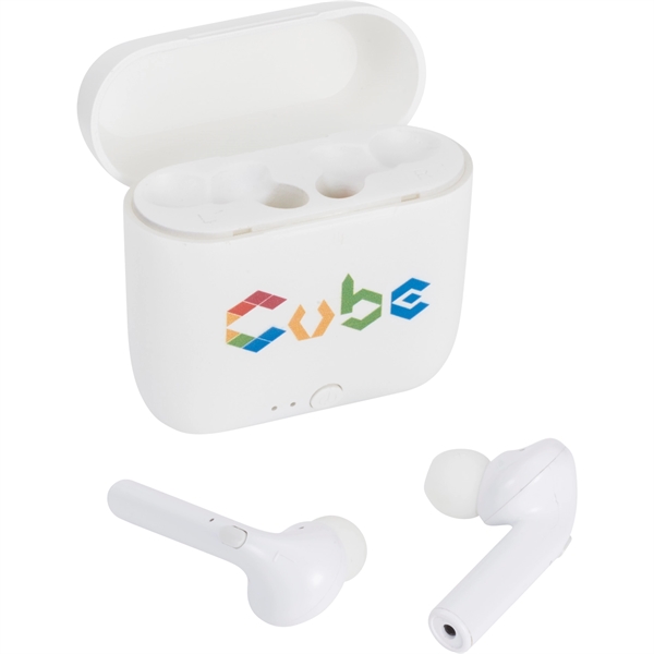 Essos True Wireless Auto Pair Earbuds w/Case - Image 1