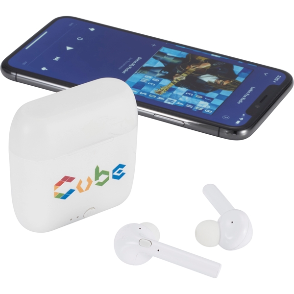 Essos True Wireless Auto Pair Earbuds w/Case - Image 5