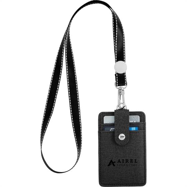 RFID Card holder with Lanyard - Image 1