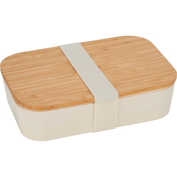 Bamboo Fiber Lunch Box with Cutting Board Lid - Image 4
