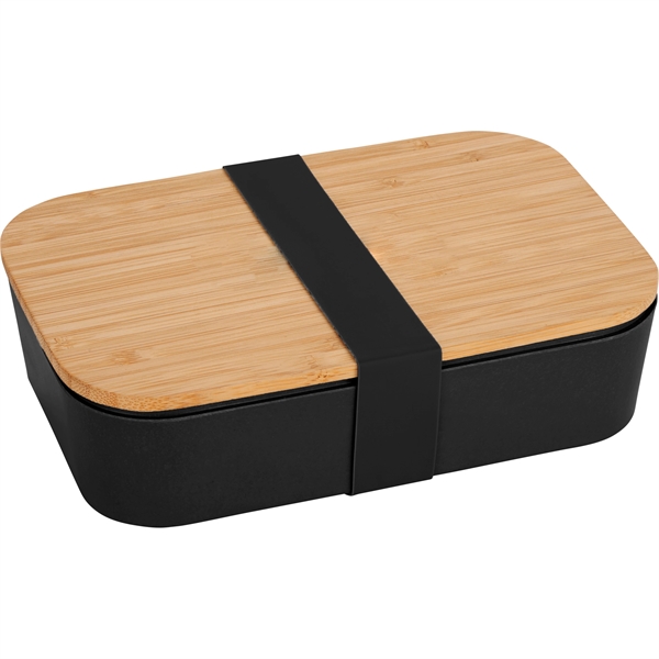 Bamboo Fiber Lunch Box with Cutting Board Lid - Image 9