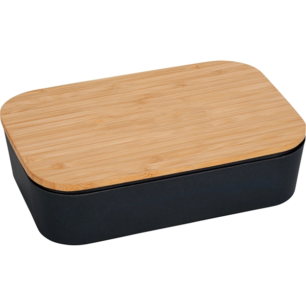 Bamboo Fiber Lunch Box with Cutting Board Lid - Image 10
