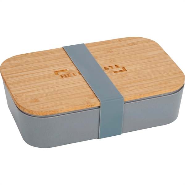 Bamboo Fiber Lunch Box with Cutting Board Lid - Image 16