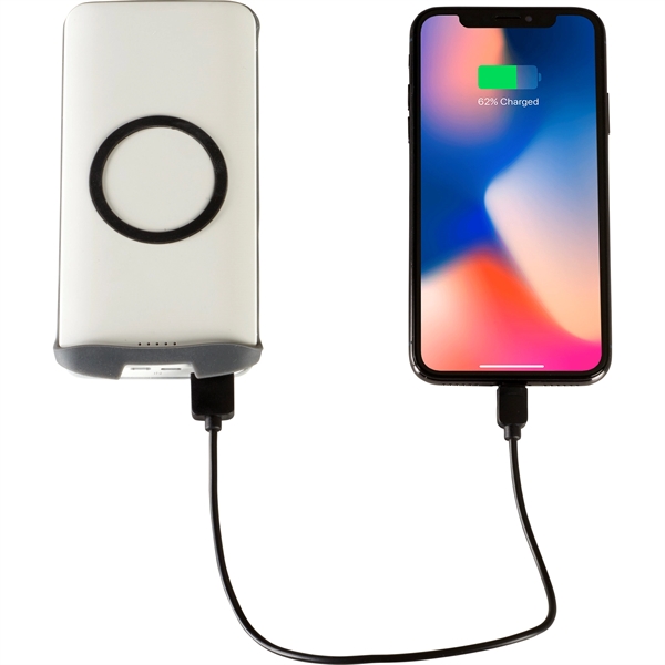 Swift 6000 mAh Wireless Power Bank w/2-in-1 Cable - Image 13