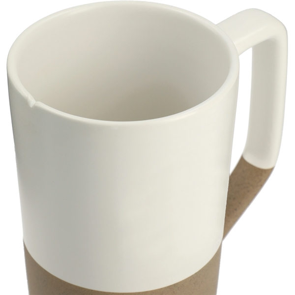 Tahoe Tea & Coffee Ceramic Mug with Wood Lid 16oz - Image 10