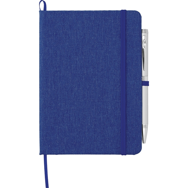 5" x 7" Recycled Cotton Bound Notebook - Image 2