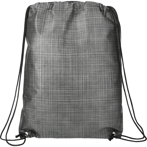 Crossweave Heat Sealed Drawstring Bag - Image 2