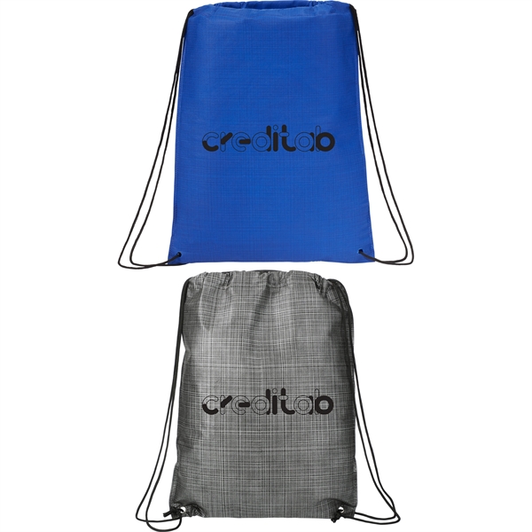 Crossweave Heat Sealed Drawstring Bag - Image 7