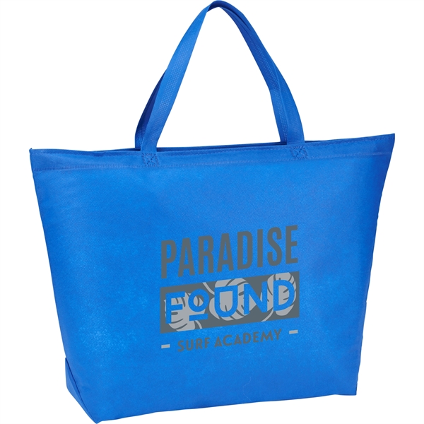 Challenger Zippered Non-Woven Tote - Image 7