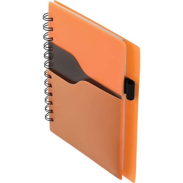 5" x 7" Valley Spiral Notebook With Pen - Image 7